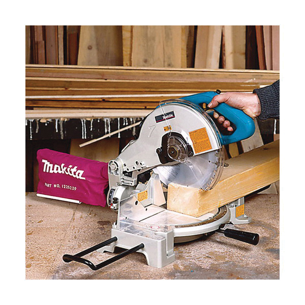 Makita&reg; LS1040 Compound Miter Saw, 10 in Dia Blade, 5/8 in Arbor/Shank, 2-3/4 in, 2-3/4 x 5-1/8 in Cutting, 45 deg Left/52 deg Right Miter, 45 deg Left Bevel
