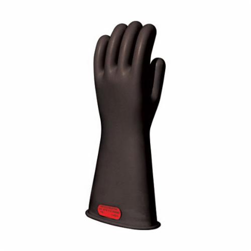 product Marigold&reg; 9999243 Insulating Electrical Gloves, SZ 9, Natural Rubber, Black, 11 in L, ASTM Class: Class 0, 1000 VAC/1500 VDC Max Use Voltage