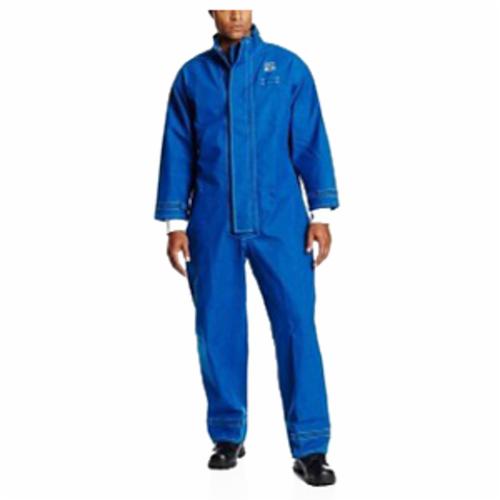 AlphaTec&reg; 66-677S Sawyer-Tower&trade; Breathable Protective Coverall, Unisex, S, Blue, CPC Nomex&reg; Tri-Laminate/Gore&reg; Fabric, 46 in Chest, 31 in L Inseam