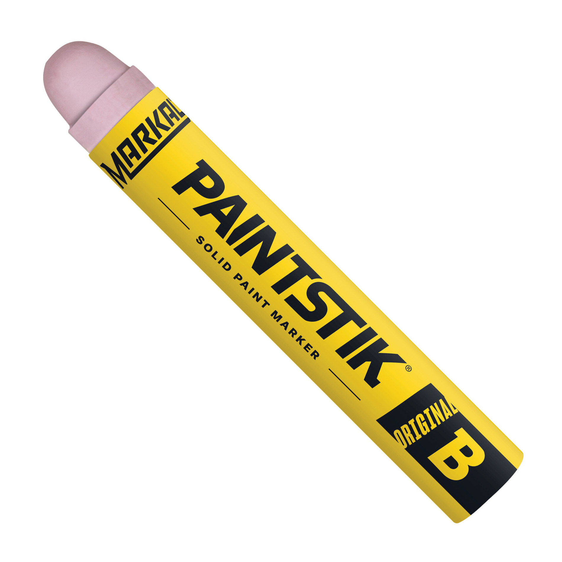 Markal&reg; 080223 B&reg; Paintstik&reg; Solid Paint Crayon, 11/16 in Round Tip, Black
