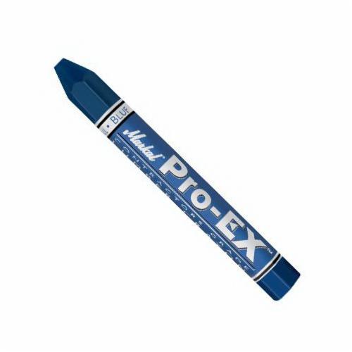 Markal&reg; 080385 Pro-EX&reg; Clay Based Lumber Crayon, 1/2 in Hex Tip, Blue