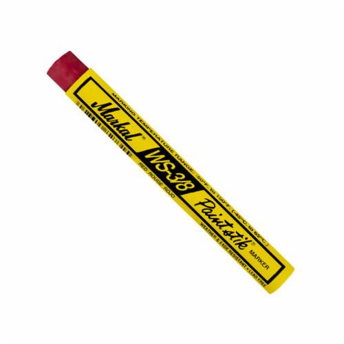 Markal® 082421 WS-3/8® Paintstik® Solid Paint Marker, 3/8 in Flat Tip, Yellow