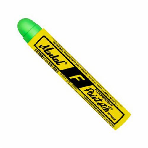 Markal® 082423 WS-3/8® Paintstik® Solid Paint Marker, 3/8 in Flat Tip, Black