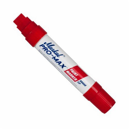 Markal® 088620 E® Paintstik® Solid Paint Marker, 11/16 in Round Tip, White