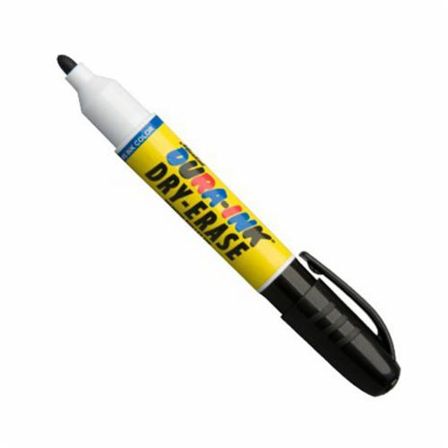 Markal® 096326 Dura Ink Detergent Removable Round Ink Marker, 3 mm Tip Bullet Tip, Metal/Polyethylene, Green
