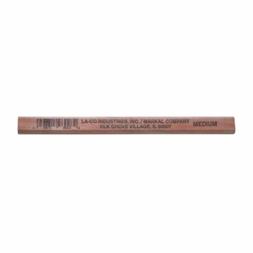 Markal® 096927 Carpenter's Pencil, Hard Lead, 7 in L, Wood Barrel