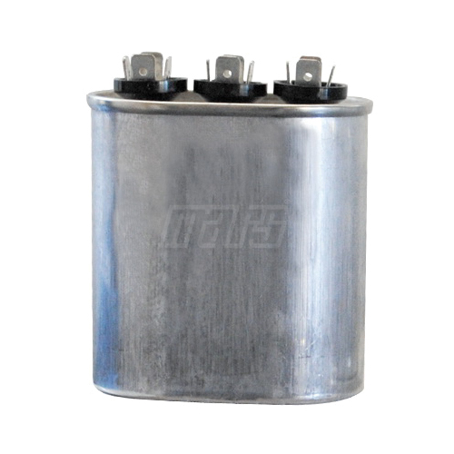 JARD 12856 Dual Section Motor Run Capacitor, 60/7.5 uF, 370 V AC, Oval