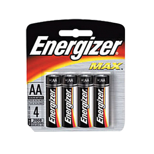 Energizer® by Mars® Eveready 79443 Alkaline Battery, Zinc-Manganese Dioxide, AA