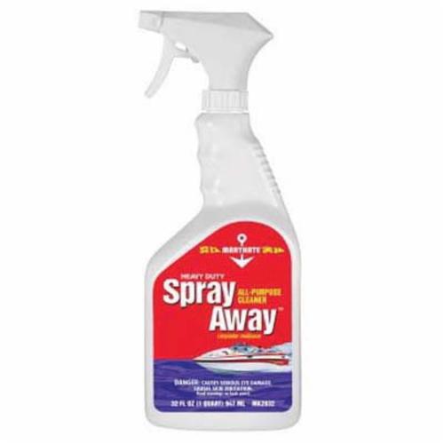 MaryKate&reg; MK2832 Spray Away&trade; Non-Flammable Water Based All Purpose Cleaner, 1 qt Spray Bottle, Glycol Ether Odor/Scent, Blue/Green, Liquid Form