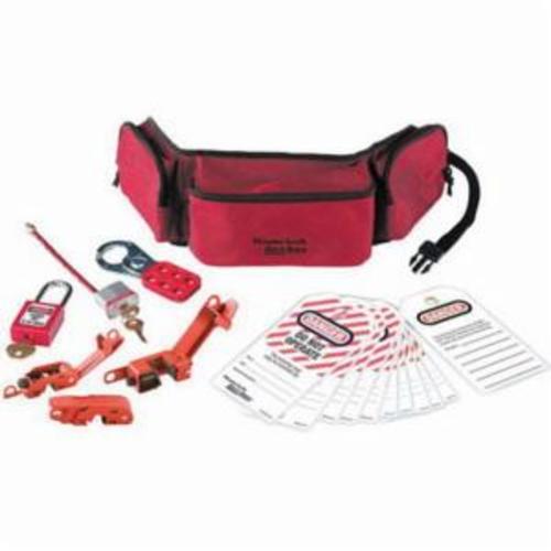 Master Lock&reg; 1456E410 Electrical Portable Lockout Kit, 19 Pieces