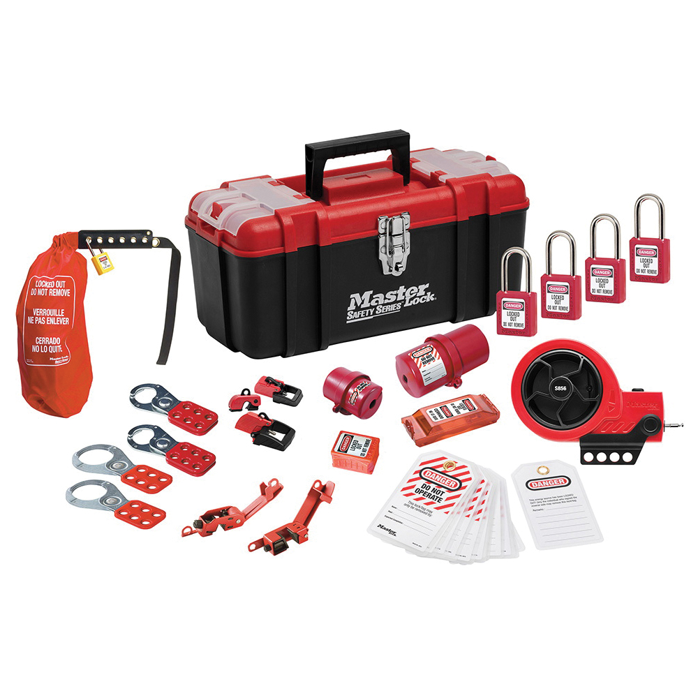 Brady&reg; 105942 Portable Ready Access Lockout Station, Unfilled, 17 in H 17 in W 6-3/4 in D, Wall Mount, Language: English