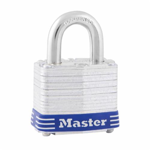 Master Lock® 410RED Zenex™ 410 Lockout Padlock, Different Key, Red, Thermoplastic Body, 1/4 in Dia x 1-1/2 in H x 25/32 in W Steel Shackle, 1-3/4 in L Body
