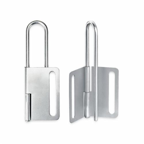 American Lock® AL0802 Lockout Hasp, 6 Padlocks, 3/8 in Max Dia Padlock Shackle, Steel