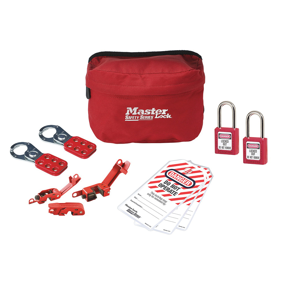Master Lock® 503RED Latch Tight™ Safety Lockout Kit