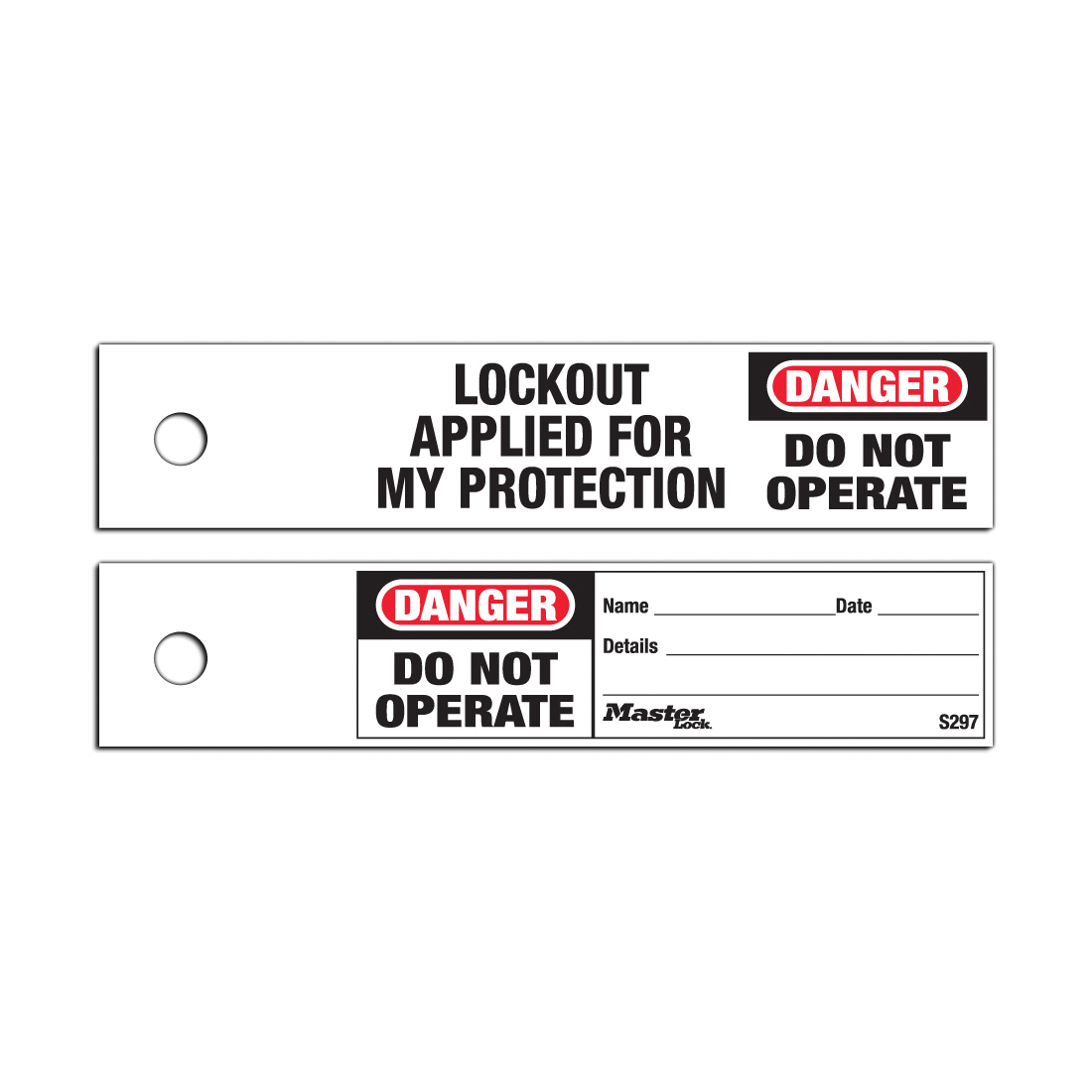 Brady® Prinzing® TH2 1-Pocket Economy Unfilled Tag Holder, Plastic