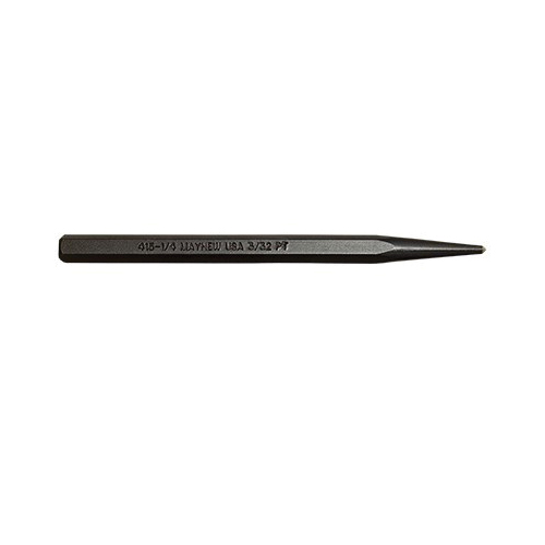 Stanley® 58-111 Square Head Nail Set, Drive Pin Punch, 1/32 in Tip, 4 in OAL, Beveled Tip, Steel Tip