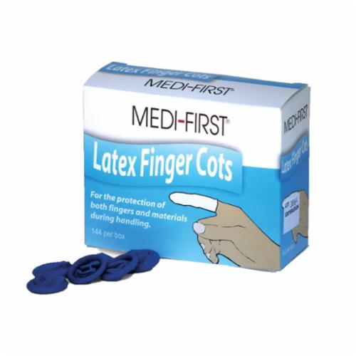 North® by Honeywell 145LNR/XL Anti-Static Powder Free Finger Cots With Rolled Cuff, XL, Nitrile Rubber, White