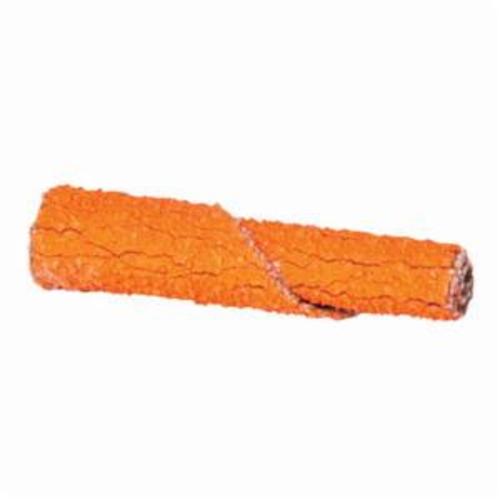 Merit® 08834196215 Coated Spiral Band, 1/2 in Dia x 1 in L, 80 Grit, Coarse Grade, Aluminum Oxide Abrasive