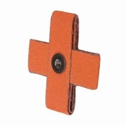 Merit&reg; Blaze&reg; 66261194551 Supersized Coated Cross Pad, 3 in L x 3 in W x 1 in THK, 1/4-20 Eyelet Thread, 120 Grit