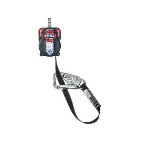 Miller&reg; by Honeywell MFLT-5/7.5FT Turbo T-BAK&trade; Personal Fall Limiter With Locking Snap Hook, 400 lb Load Capacity, 7.5 ft L, Specifications Met: ANSI A10.32-2012, ANSI Z359.14-2012 Class A, B