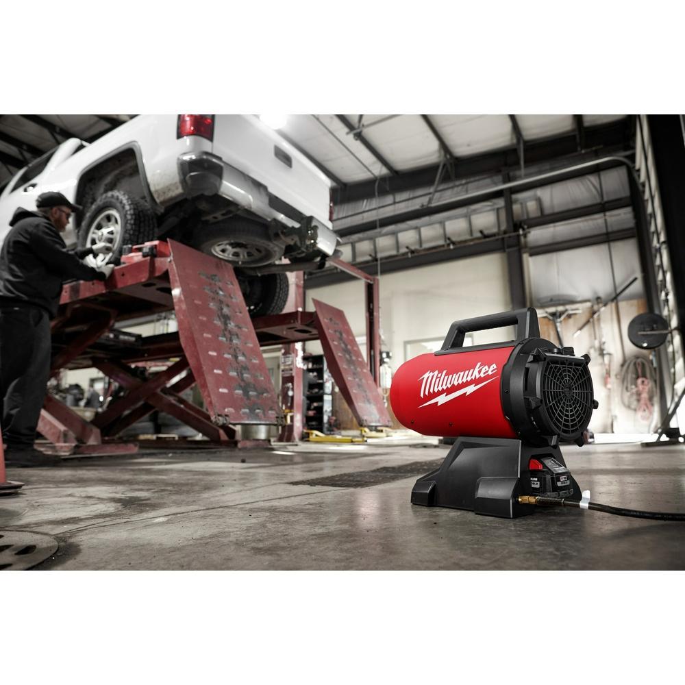 Milwaukee&reg; 0801-20 M18&trade; Forced Air Propane Heater, 18 V