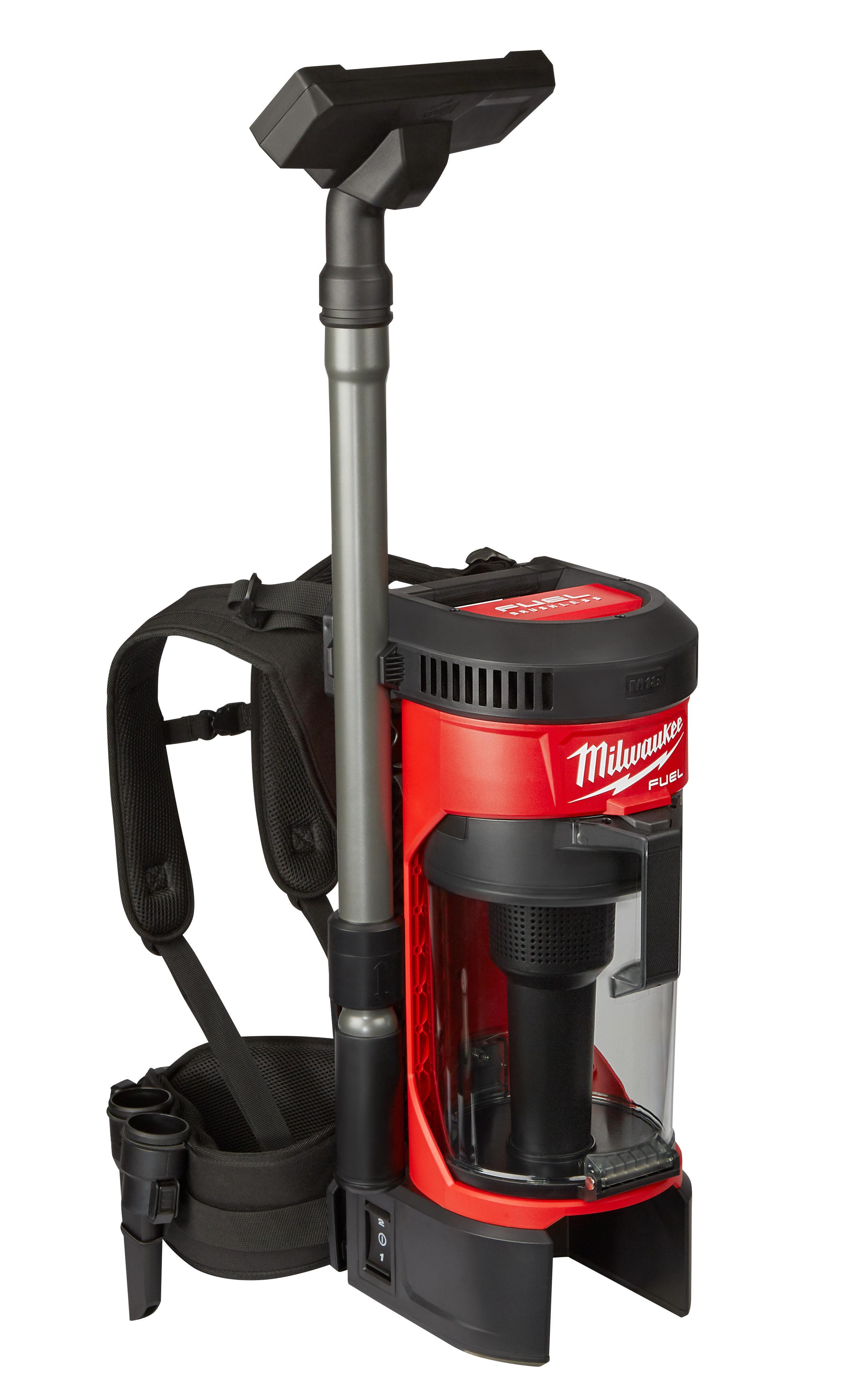 Milwaukee&reg; M18 FUEL&trade; 0885-80 3-in-1 Bagless Reconditioned Backpack Vacuum, 1 gal Tank, 159 W Power Rating, 18 V, Glass Filled Nylon Housing