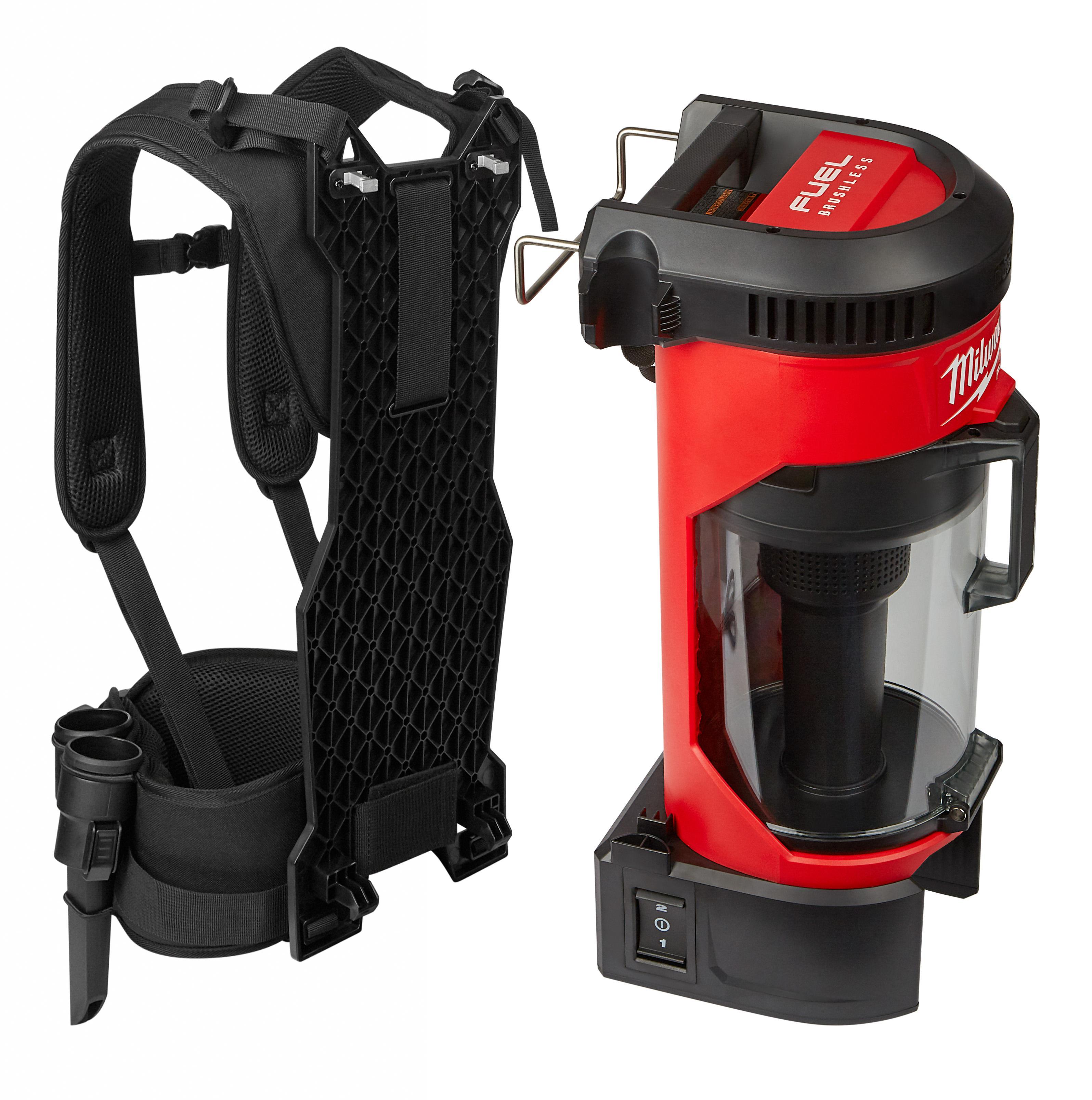 Milwaukee&reg; M18 FUEL&trade; 0885-80 3-in-1 Bagless Reconditioned Backpack Vacuum, 1 gal Tank, 159 W Power Rating, 18 V, Glass Filled Nylon Housing