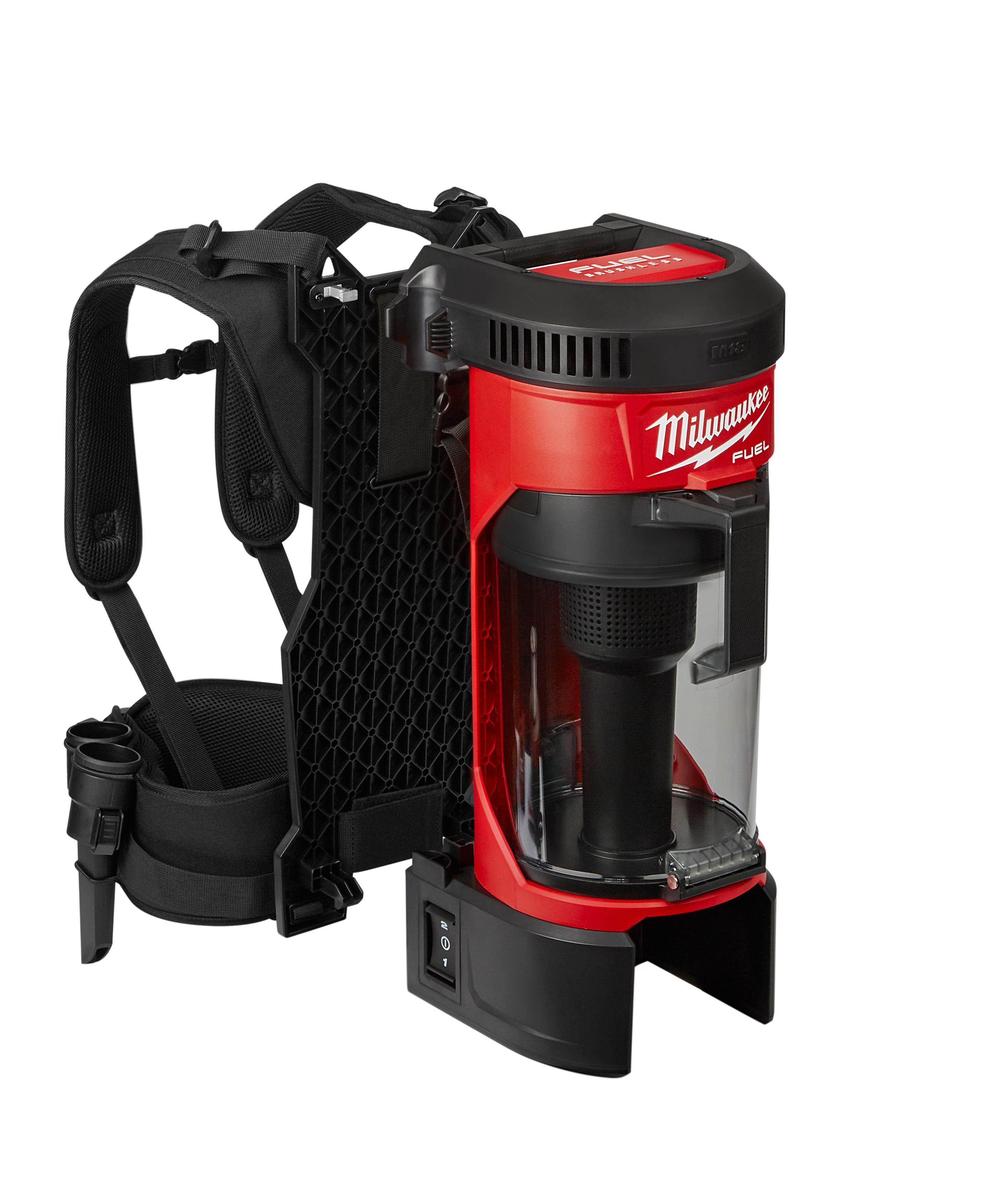 Milwaukee&reg; M18 FUEL&trade; 0885-80 3-in-1 Bagless Reconditioned Backpack Vacuum, 1 gal Tank, 159 W Power Rating, 18 V, Glass Filled Nylon Housing