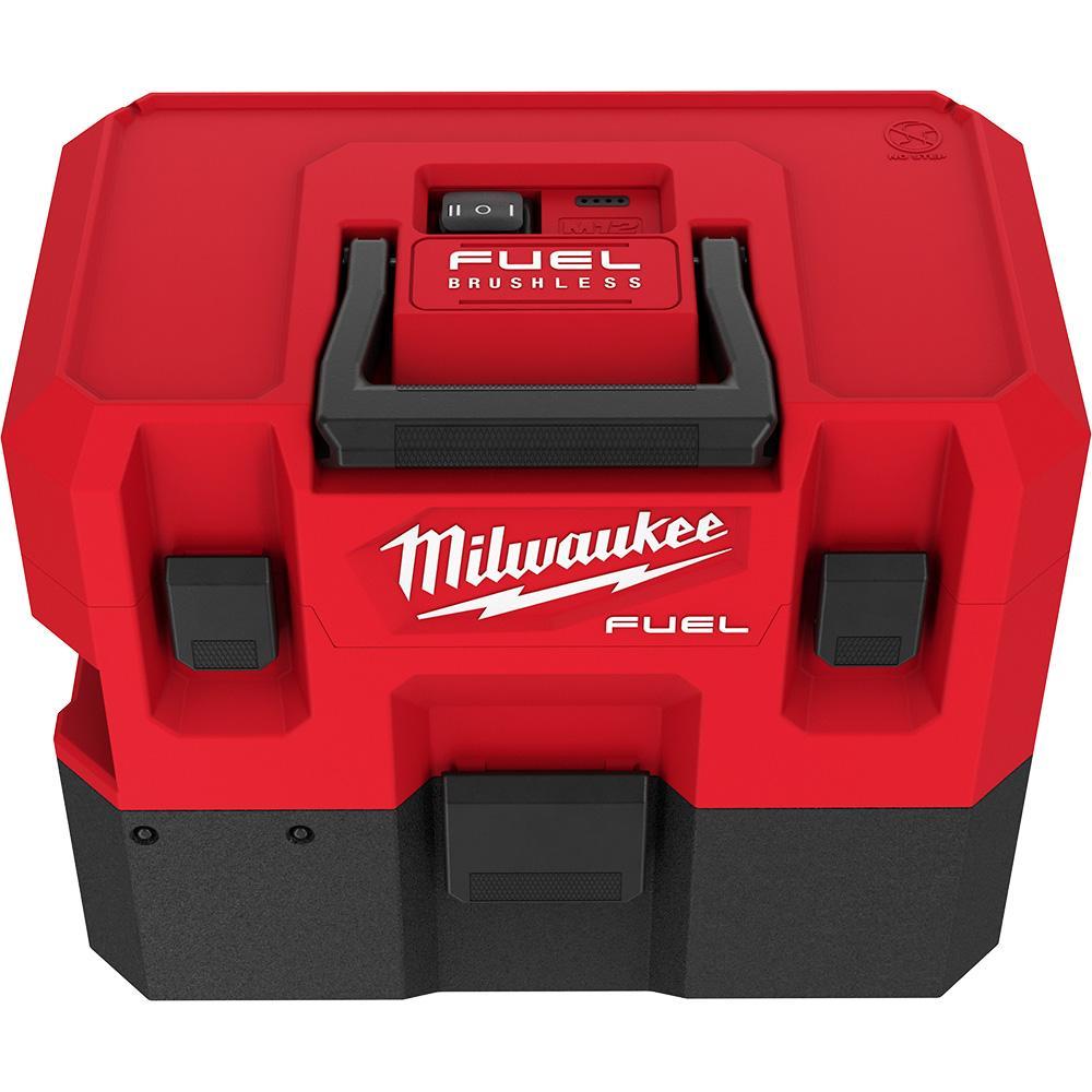 Milwaukee&reg; M12&trade; FUEL&trade; 0960-80 Cordless Reconditioned Wet/Dry Vacuum, 6 A, 1.6 gal Tank, 12 V, Polycarbonate Housing