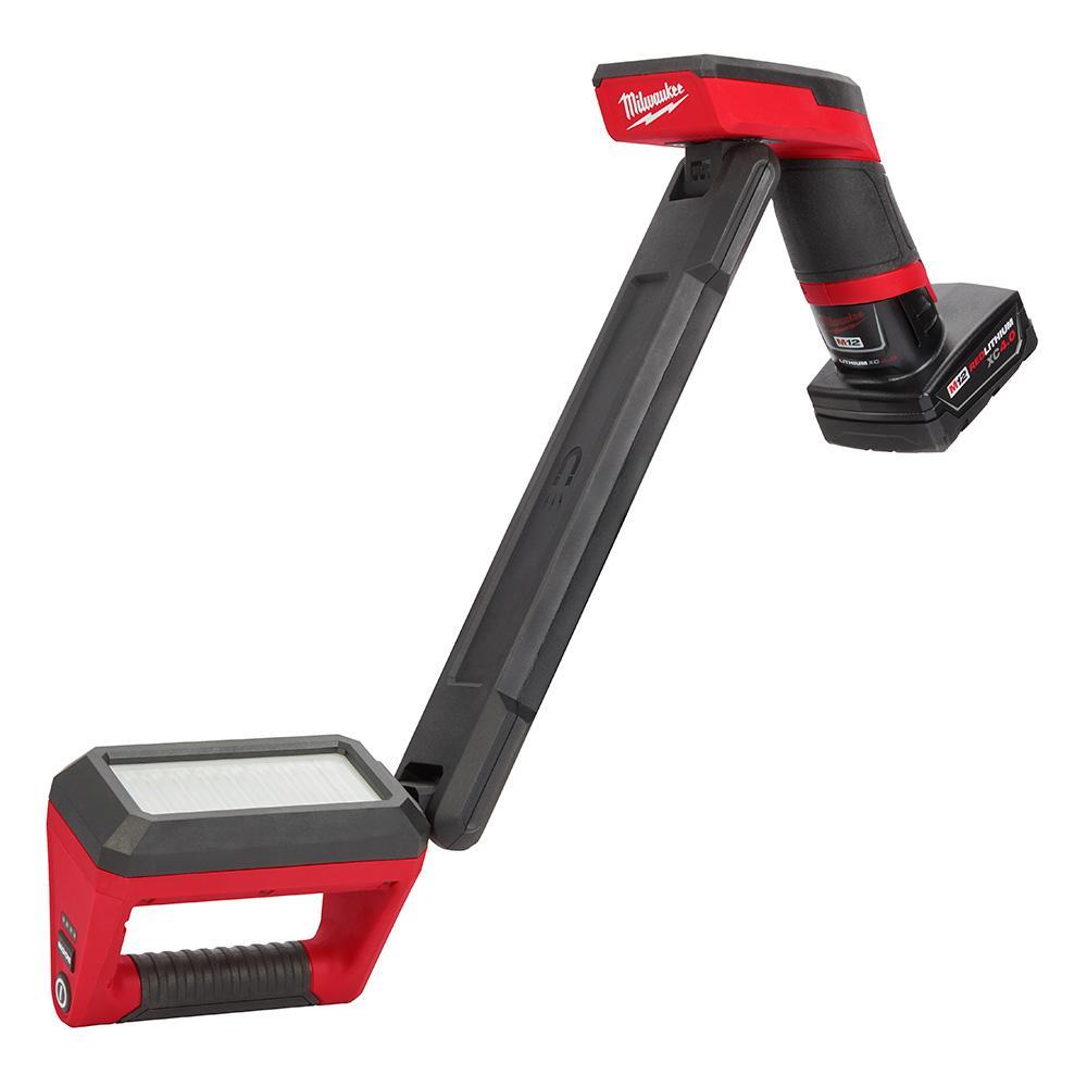 Milwaukee&reg; 2126-21XC M12&trade; Cordless Portable Underbody Light Kit, LED Bulb, Plastic Housing, 1200 Lumens