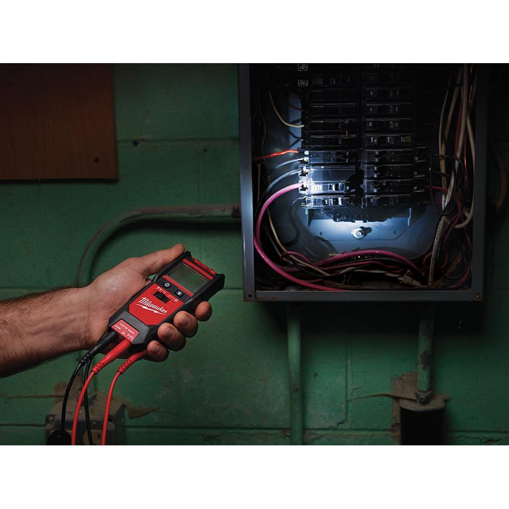 Milwaukee&reg; 2213-20 Auto Voltage/Continuity Tester, 600 V, +/-3% + 5 Digits Accuracy, 2 to 20000 Ohm, LCD Display
