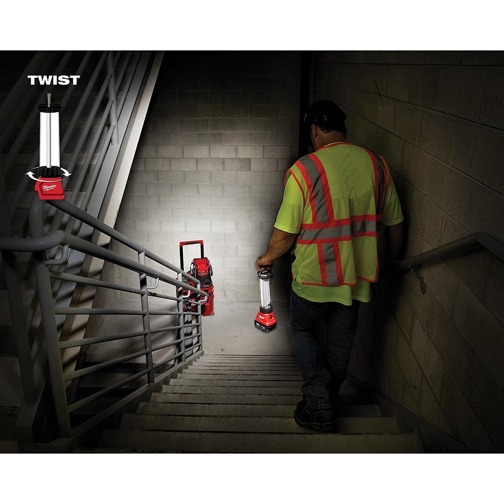 Milwaukee&reg; M18&trade; 2363-20 Rechargeable Lantern/Flood Light, LED Lamp, 18 V DC, Li-Ion Battery