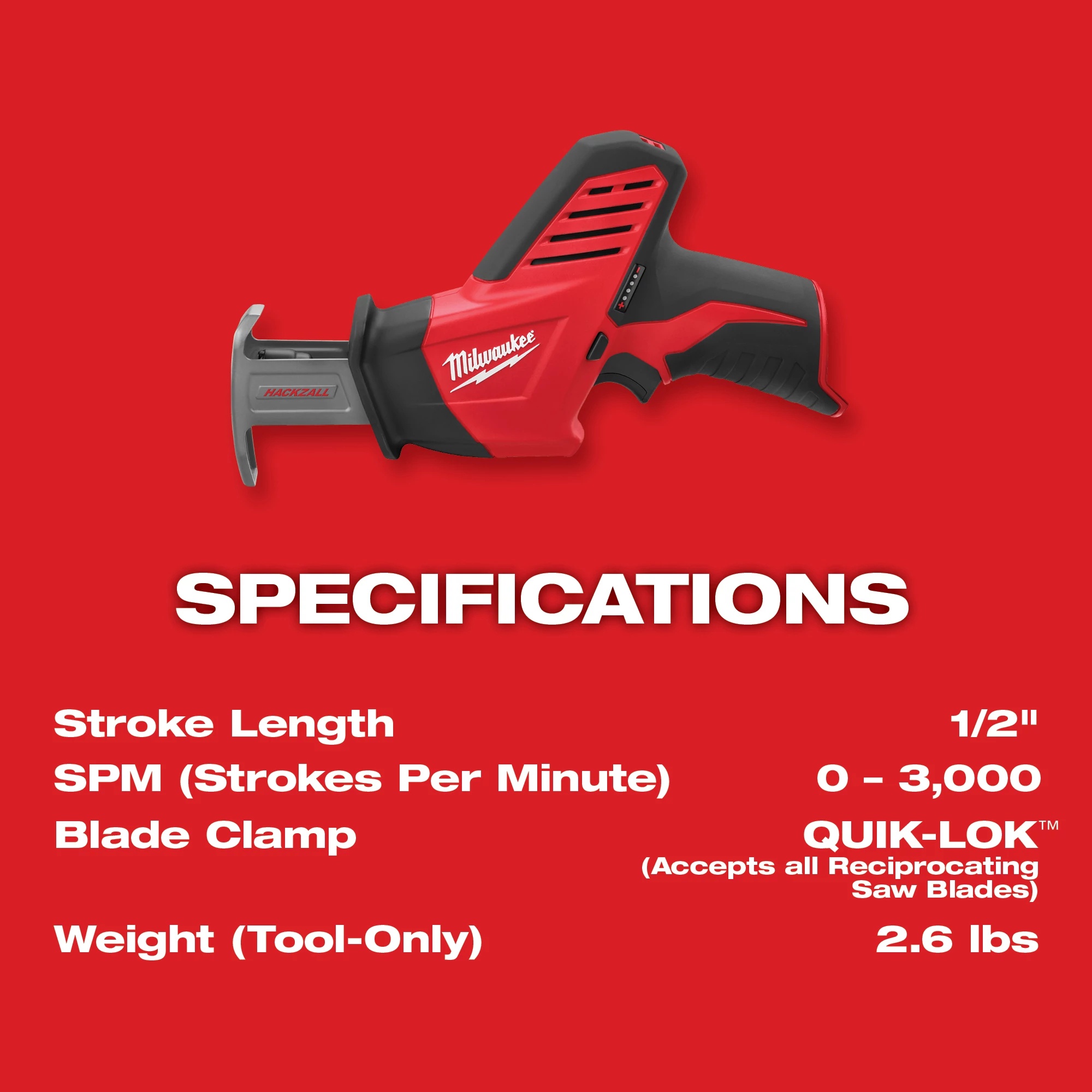 Milwaukee&reg; 2420-21 MILT-2420-21