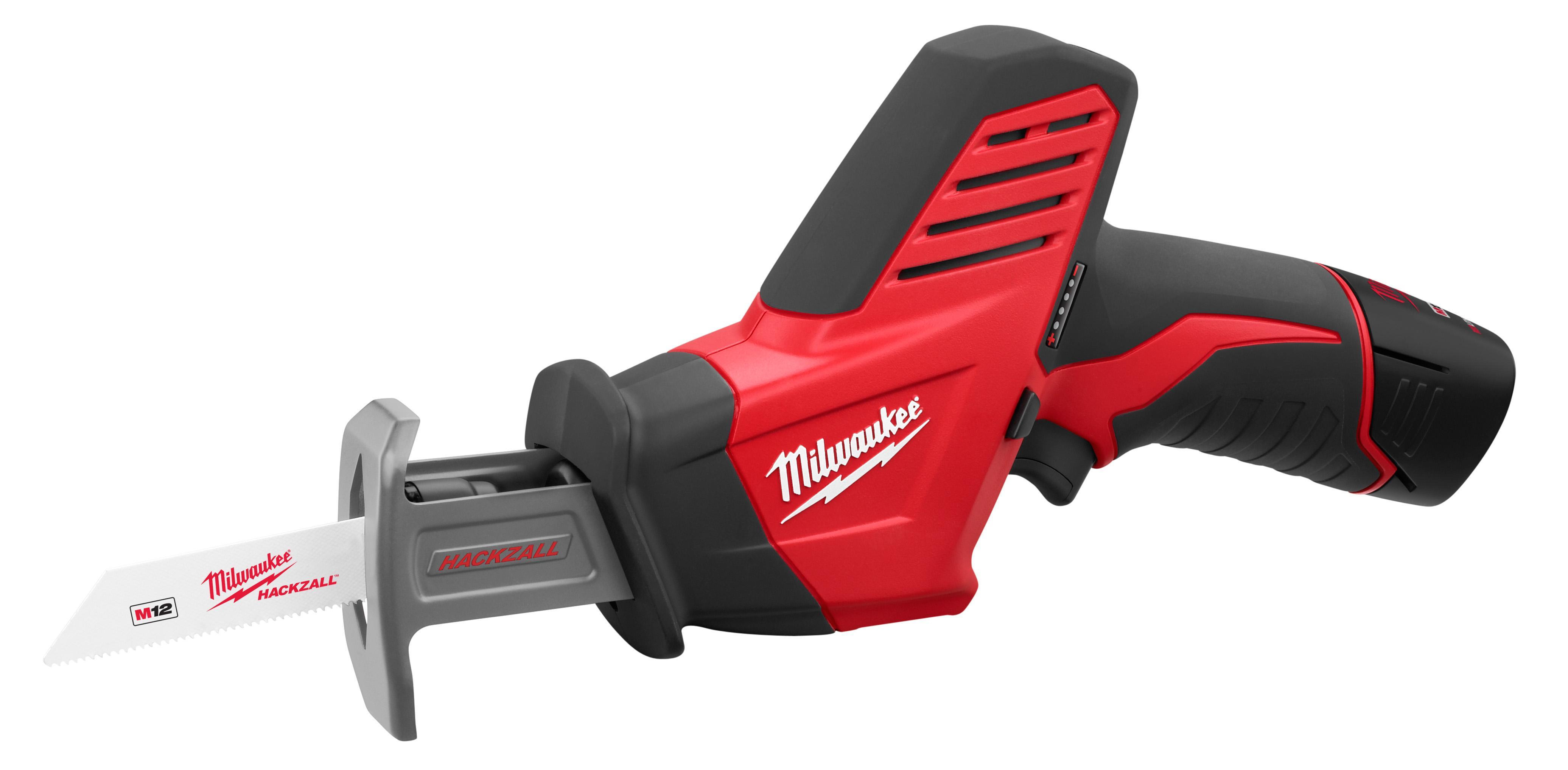 Milwaukee&reg; M12&trade; HACKZALL&reg; 2420-81 Cordless Reconditioned Reciprocating Saw With Integrated Work Light, 1/2 in L Stroke, 0 to 3000 spm, Straight Stroke, 12 V DC, 11 in OAL