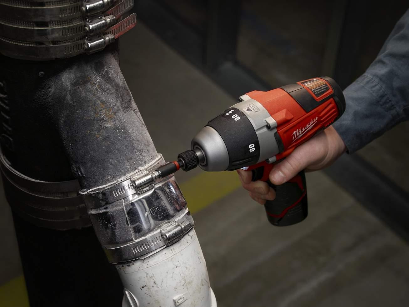Milwaukee&reg; M12&trade; 2455-20 Compact Lightweight Cordless Driver, 1/4 in Chuck, 12 V DC, 750 rpm No-Load, 7-1/2 in OAL, Li-Ion Battery