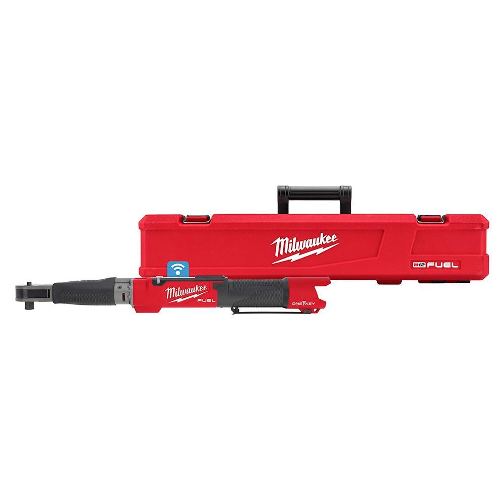 Milwaukee&reg; M12 FUEL&trade; 2466-20 Cordless Digital Torque Wrench With One-Key&trade; Technology, 1/2 in Drive, 12.5 to 150 ft-lb Torque, 12 V, M12&trade; REDLITHIUM&trade; CP2.0 Lithium-Ion Battery, 23-1/2 in OAL
