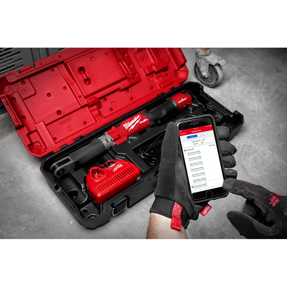 Milwaukee&reg; M12 FUEL&trade; 2466-20 Cordless Digital Torque Wrench With One-Key&trade; Technology, 1/2 in Drive, 12.5 to 150 ft-lb Torque, 12 V, M12&trade; REDLITHIUM&trade; CP2.0 Lithium-Ion Battery, 23-1/2 in OAL