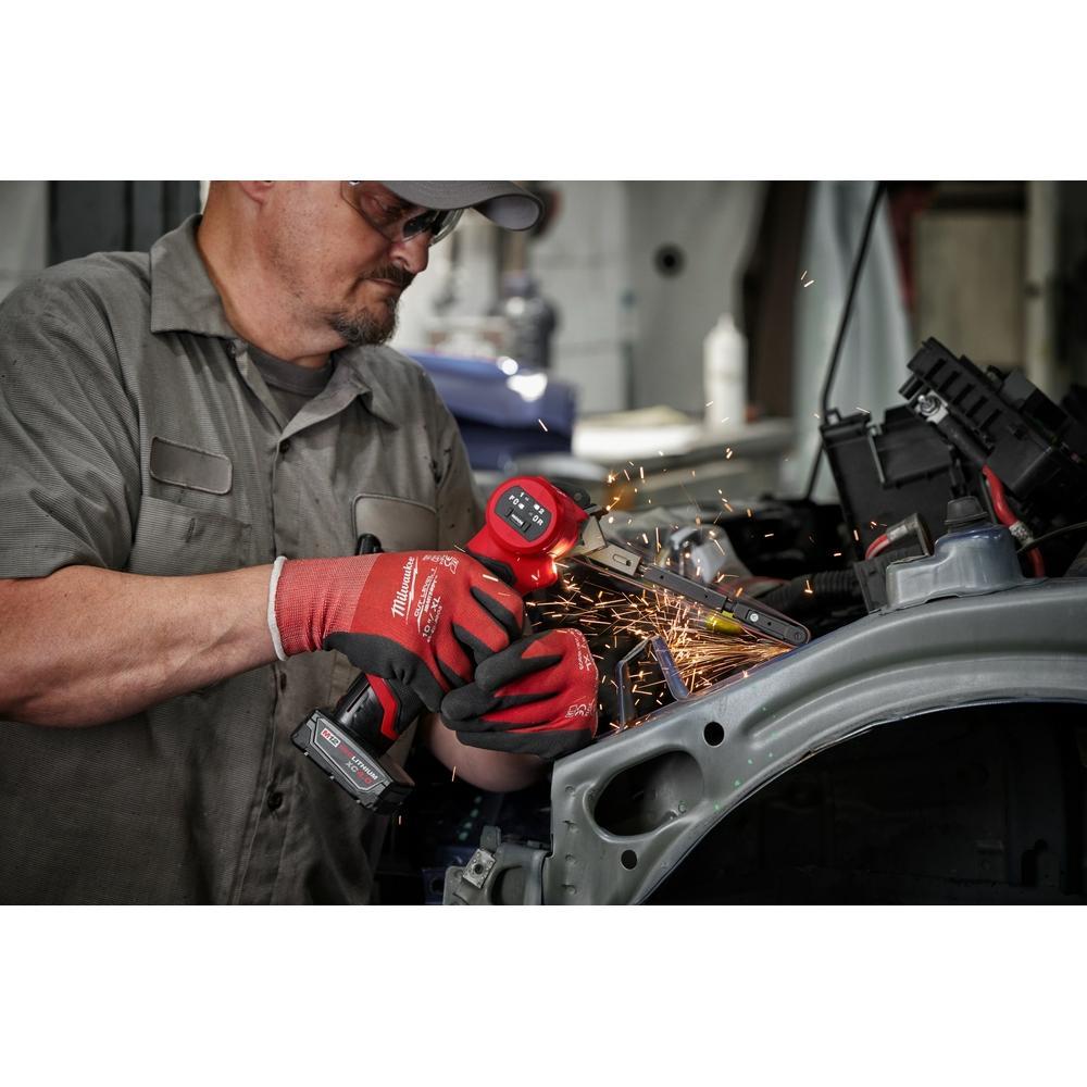 Milwaukee&reg; 2482-20 M12 Cordless File, 1/2 in W Belt x 18 in L, 12 V, Li-Ion Battery