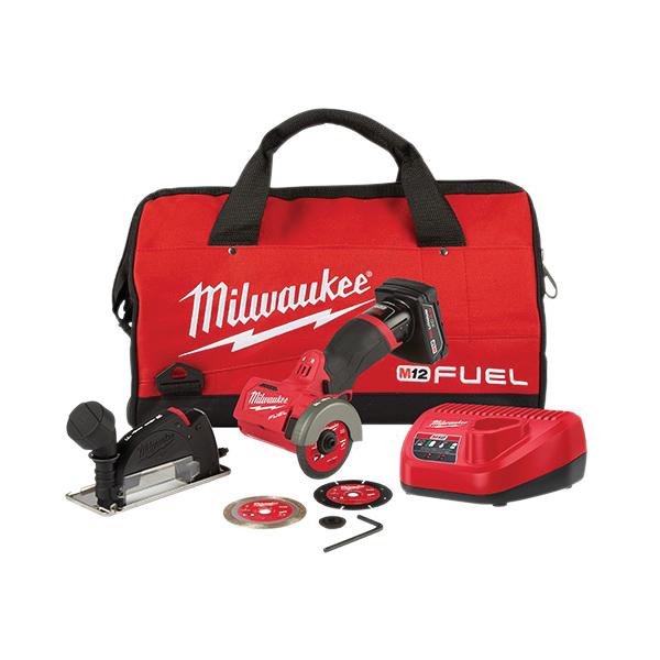 Milwaukee® M12 FUEL™ 2522-20 Compact Cordless Cut-Off Saw, 3 in Blade