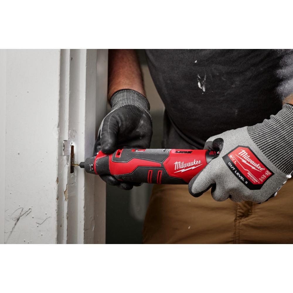 Milwaukee&reg; 2525-20 Brushless Rotary Tool Kit, 12 V DC, 5000 to 27500 rpm Speed, Li-Ion Battery