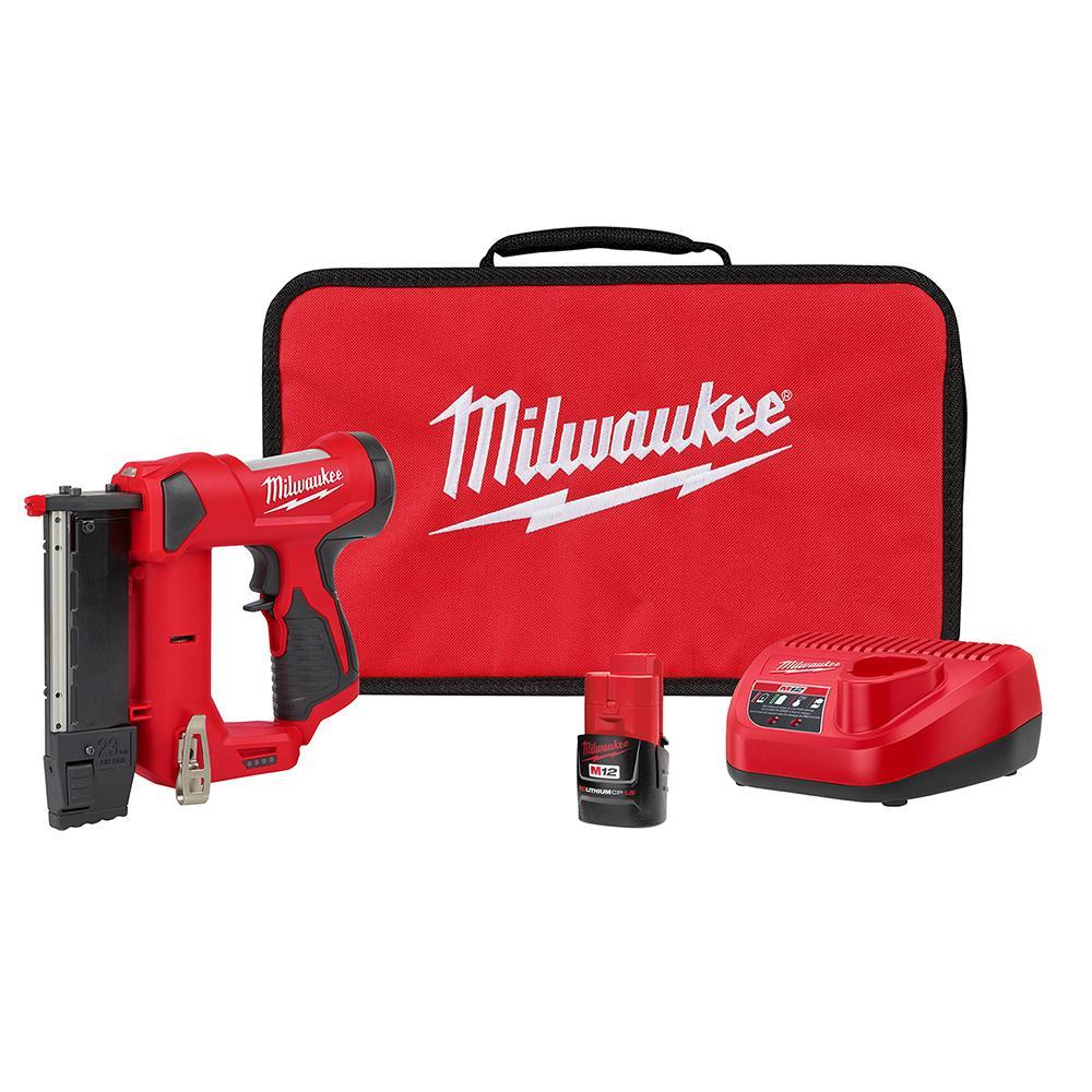 Milwaukee® M18™ FUEL™ 2841-20 Cordless Angled Finish Nailer, For Fastener Type: 16 ga Angled Finish Nail, 110 Magazine, 12.75 in OAL, Battery