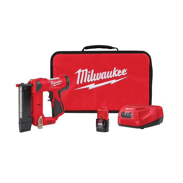 Milwaukee® M12™ 2458-20 Cordless Palm Nailer, 6D to 16D Fastener, For Fastener Type: Framing, 7-1/2 in OAL, Battery