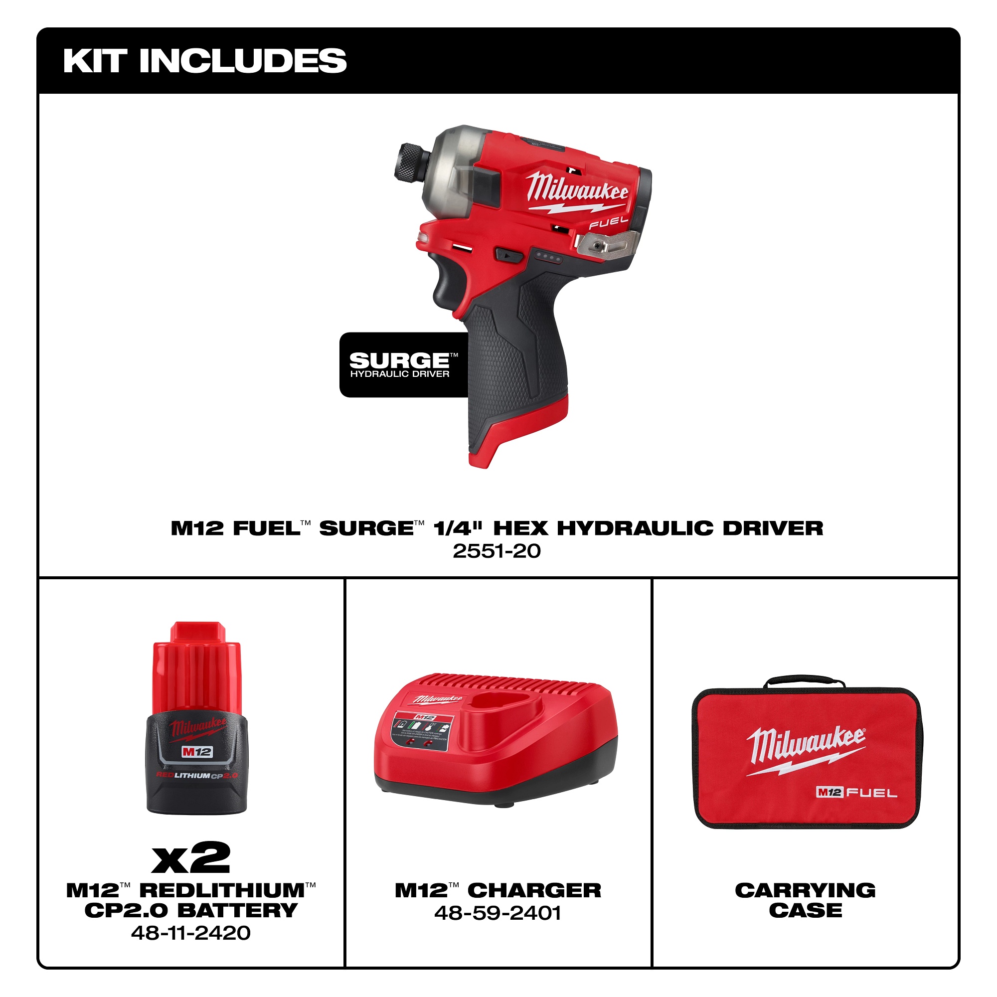 Milwaukee&reg; 2551-22 MIL 2551-22