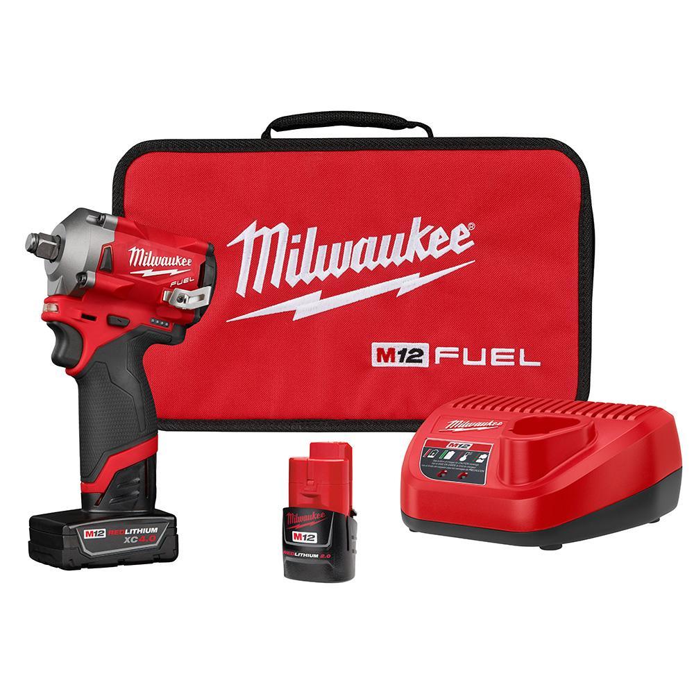 Milwaukee&reg; M18 FUEL&trade; 2769-20 Controlled Torque Cordless Impact Wrench, 1/2 in Square Drive, 750 ft-lb Fastening/1100 ft-lb Nut-Busting Torque, 18 V, 10.1 in OAL