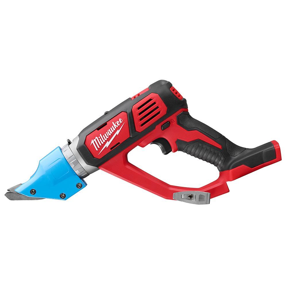 Milwaukee® 6880 Double Insulated Corded Electric Nibbler, 12 ga Stainless Steel, 10 ga Steel Cutting, 2-1/2 in Cutting Radius, 1000 spm, 120 V AC/DC, Metal/Nylon Housing, 12-1/4 in OAL