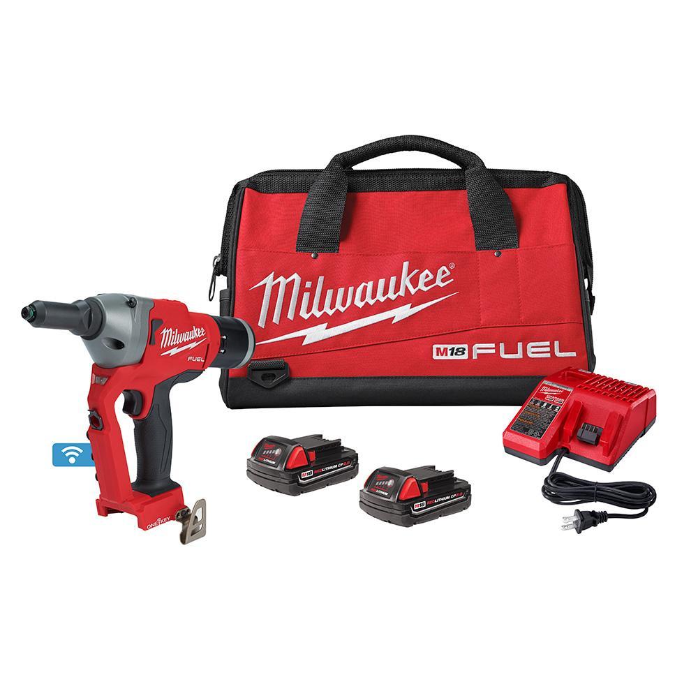 Milwaukee® M18 FUEL™ 2746-20 Cordless Brad Nailer, 18 ga x 5/8 to 2-1/8 in L Fastener, For Fastener Type: Brad, 110 Magazine, 11.9 in OAL