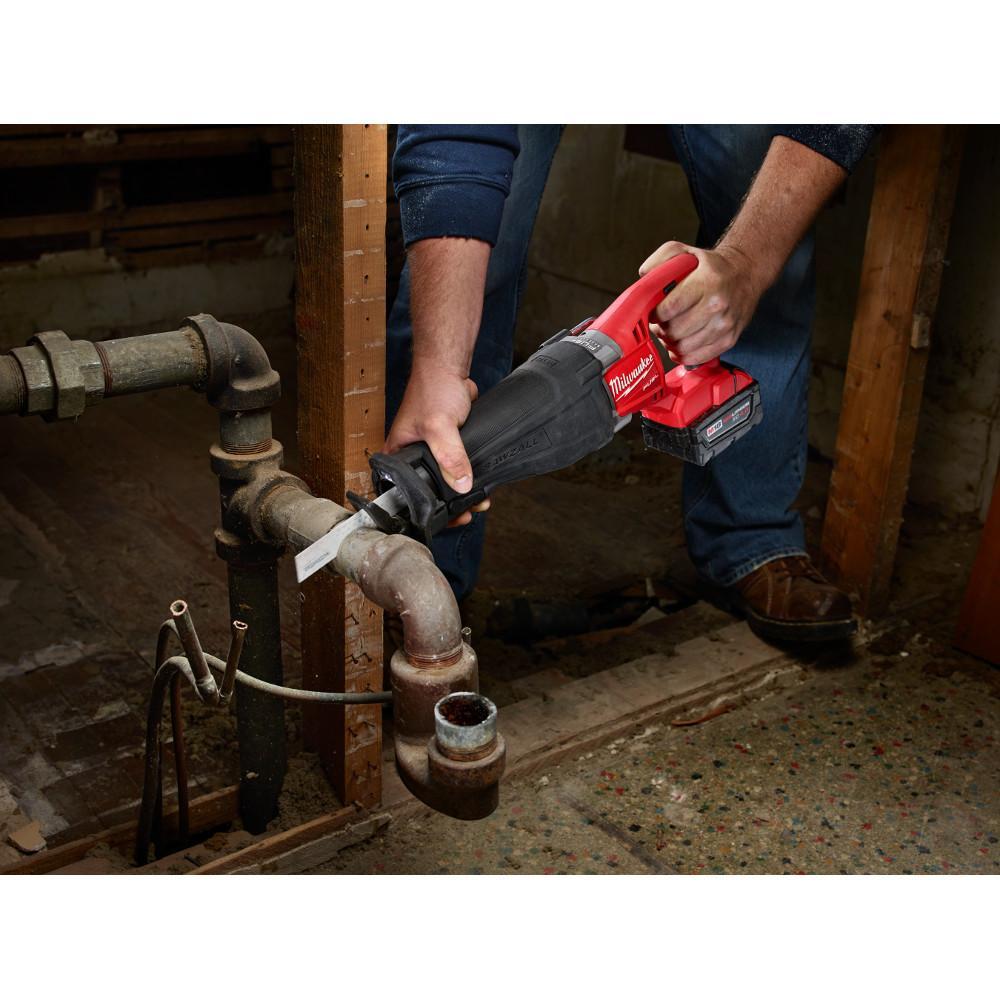 Milwaukee&reg; M18 FUEL&trade; 2720-80 SAWZALL&reg; Cordless Reconditioned Reciprocating Saw With Integrated Work Light, 1-1/8 in L Stroke, 0 to 3000 spm, Straight Stroke, 18 V DC, 18-1/2 in OAL