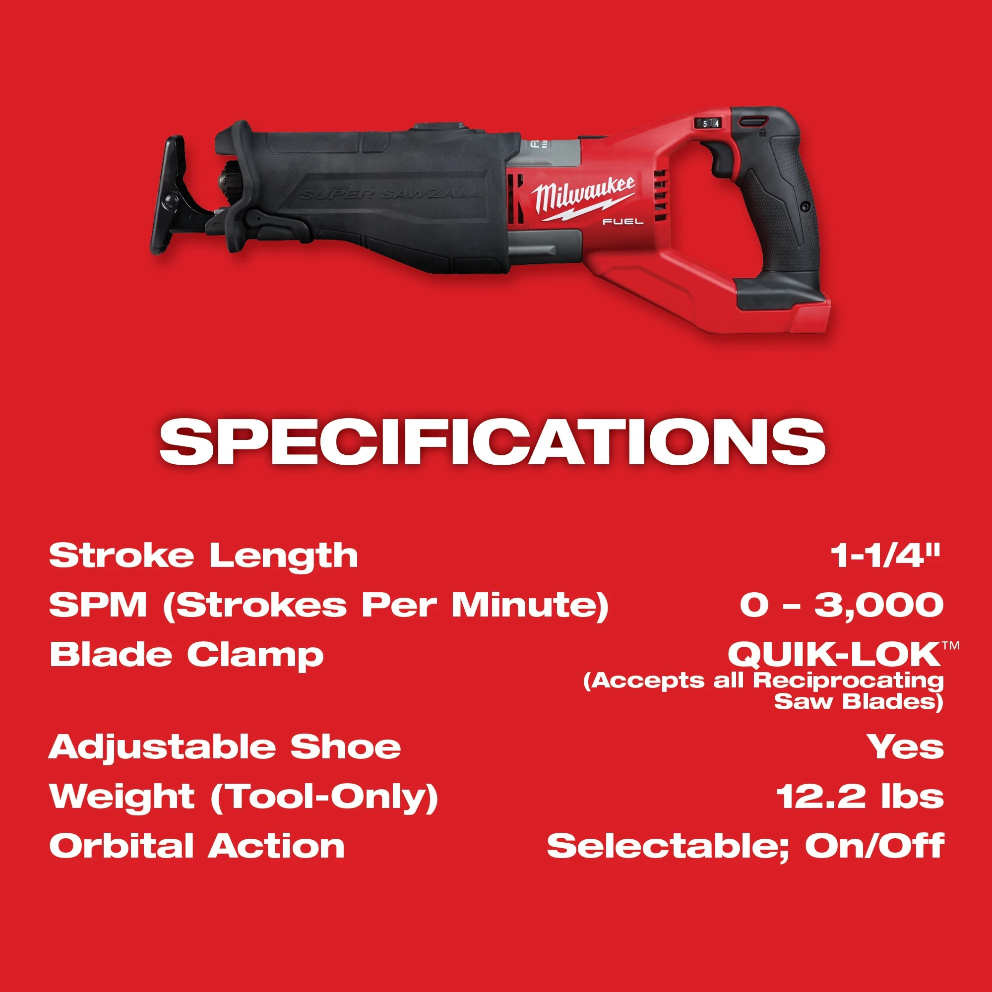 Milwaukee&reg; 2722-20 MIL 2722-20