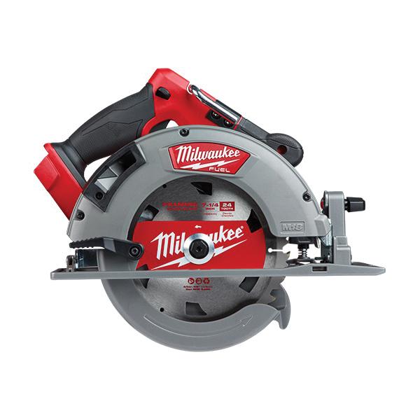 Milwaukee® M18™ FUEL™ 2631-20 Brushless Circular Saw, 7-1/4 in Dia Blade, 5/8 in Arbor/Shank, 18 VDC, 2-1/2 in, 1-7/8 in D Cutting, REDLITHIUM™ XC 5.0 Battery