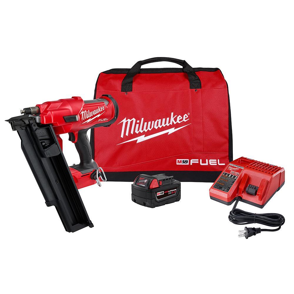 Milwaukee&reg; M18 FUEL&trade; 2746-20 Cordless Brad Nailer, 18 ga x 5/8 to 2-1/8 in L Fastener, For Fastener Type: Brad, 110 Magazine, 11.9 in OAL
